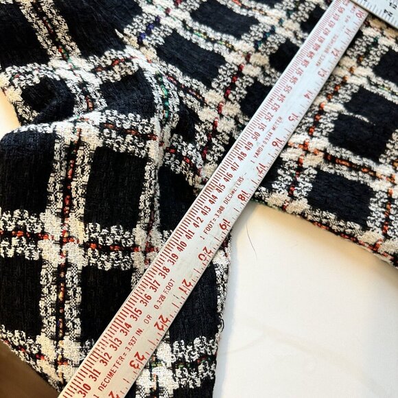 Vtg Womes Jacket Blazer Art to Wear Plaid Medium Platinum Petites Dorothy Schoel - Picture 12 of 13